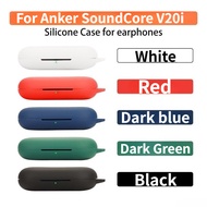 Silicone Case For Soundcore V20i Earphone Accessories Shockproof Cover Case For Anker SoundCore V20i