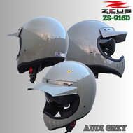 หมวกกันน็อควิบากวินเทจ คลาสสิค Zeus zs-916D มีแว่นกันแดดในตัว พร้อมปีกบังแดด