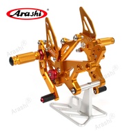Arashi V1.0 CNC Adjustable Rearset Footrest For KAWASAKI Ninja 250 2018-2023 / Z250 Z 250 2019 2020 
