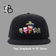 TOPI SNAPBACK ANAK MY TALKING TOM SUPER HERO DASH