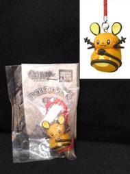 D-22 櫃 A-17袋 ： 2016年 DEDENNE 咚咚鼠 圓滾滾 根付 神奇寶貝 寶可夢 POKEMON　天富
