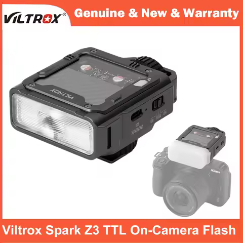 Viltrox Spark Z3 TTL On-Camera Flash 26Ws Power, 144g Compact for Canon/Sony/Nikon/Fujifilm Cameras 