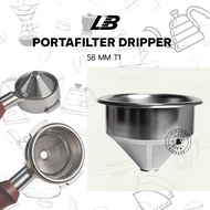 Lets Brew Portafilter Dripper 58mm T1 Coffee Dripper/ Tea Dripper