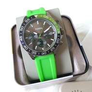 Original Green Silicone Multifunction Fossil Bannon Watch BQ2501