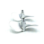 RC Shaft Size 2.0Mm 2-Blade 22-32Mm Diameter Propeller Metal Prop CNC 7075 Aluminum For R/C Hobby