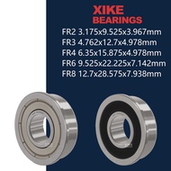 XiKe FR2ZZ FR3ZZ FR4ZZ FR6ZZ FR8ZZ FR10ZZ 2RS/Open Flange Deep Groove Ball Bearings