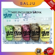 🇲🇾SALJU Igloo Ice Blended 10 pcs Transparent Zip Lock Plastic Bag Clear Ziplock Beg Thick Plastik Ai
