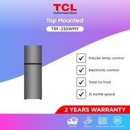 TCL 330L 2-Door Top Mount 5 Star Energy Saving Refrigerator, TRF-330WMY