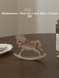CHIGUASHAONV | Retro Creative Wooden Horse Decorative Accessories