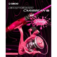 DAIDO EMPEROR PRO PINKY ROD SET AND CARIBBEAN HS PINKY VALENTINE SERIES REEL