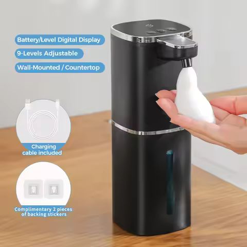 Induction Hand Sanitizer, Automatic Liquid Soap Dispenser, Foam Hand Washing Machine, 400ml Liquid R