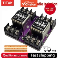 Balanced and Unbalanced Conversion Audio Isolator HT-9696 Permalloy Audio Isolation Transformer 600: