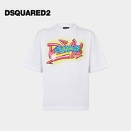 DSQUARED2 Men's Loose Crew Neck Casual 100% Premium Cotton T-Shirt 0313