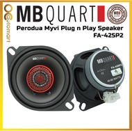 MB Quart Plug & Play 4" Coaxial 2 Way OEM Speaker For Perodua Myvi Lagi Best Myvi Old FA-425P2