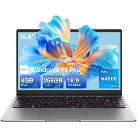 15.6 "Thin & Portable Laptop Computer Intel Celeron N4000 8GB RAM 256GB SSD FHD 1920x1080 16:9 Displ