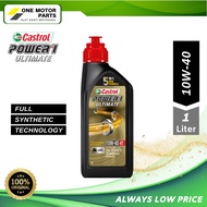 FULL SYNTHETIC CASTROL POWER1 ULTIMATE 10W-40 4T MINYAK ENJIN MOTOR 100% ORIGINAL CASTROL MOTORCYCLE
