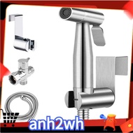 【A-NH】Handheld Bidet Toilet Sprayer Kit Stainless Steel Bidet Faucet for Bathroom  Shower Sprayer Douche Kit Cleaning