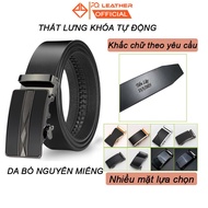 PQ Leather PL1 automatic buckle genuine cowhide men's belt, 3.5cm wide