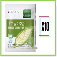 BOTO - 【10包優惠】BOTO 有機苦瓜汁80ml X 10包(散裝)[平行進口]