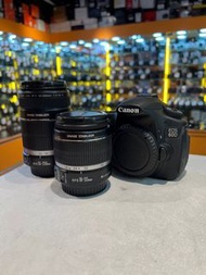 Canon 60d 連2鏡頭 18-55mm + 55-250mm 一機二鏡套裝 連SD card 即買即用 新手單反相機入門 旅行 輕身 行山 郊遊 影到近野 影到遠野