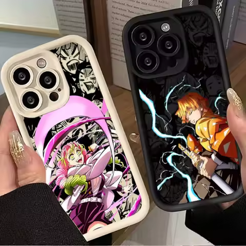Demon Slayer Zenitsu Mitsuri Tokitou Case For Xiaomi 15 Ultra 14 14T Pro 12T 11 12 13 Lite POCO M7 M
