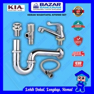 Kia - Paket Keran Kran Washtafel Wastafel Tap Kf 10100 Kf10100Set