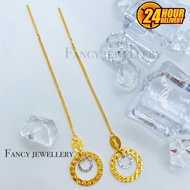 Fancy Jewellery Emas 916 Subang Gantung Exclusive Emas 916 tulen Bajet Emas 916