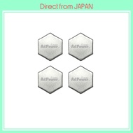 AdPower Sonic Hexagon SS Audio Enhancement Set - 4 Sheets (Black, Gold, Silver) for Instruments and 