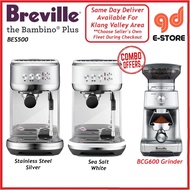 [Ready Stock] Breville BES500 Bambino Plus Espresso Machine Bru [Combo Breville Coffee Grinder]