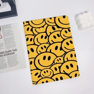 Yellow Smiling Face iPad Air 5 2022 iPad 10 2022 iPad 9 case,iPad Pro 11" 12.9'' 2022 iPad Pro 12.9'