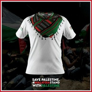 PALESTINE X MALAYSIA We Are Palestine Free Palestine Full Sublimation Jersey Summer New Design 3D Pr