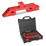 Good quality❤️Table Setup Blocks Aluminum Alloy Set up Bars Height Depth Angle Gauge Set