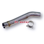 BENELLI 300 249S RACING EXHAUST MUFFLER PIPING 51MM LINK PIPE STAINLESS STEEL EKZOS PIPE BOX 249 TNT