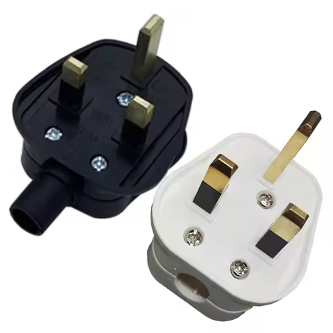 British BS1363 Removable UK Fused Wiring Plug Assembly Power Cord Cable Connector Removable 13A Powe