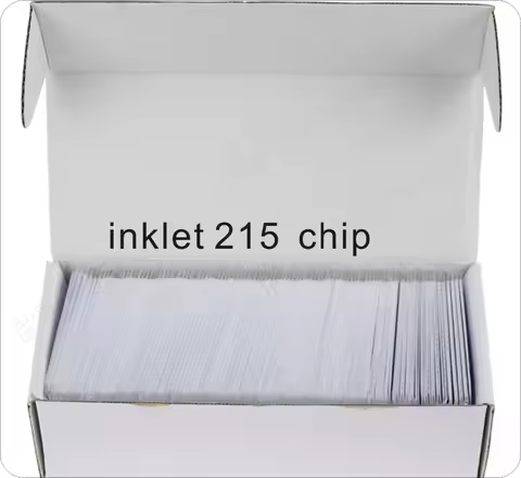 100pcs manfacturer nfc 215 chip inkjet printable blank pvc card for Epson or Canon printer