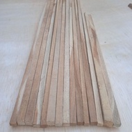 KAYU Original teak wood stick 1cm long 60cm
