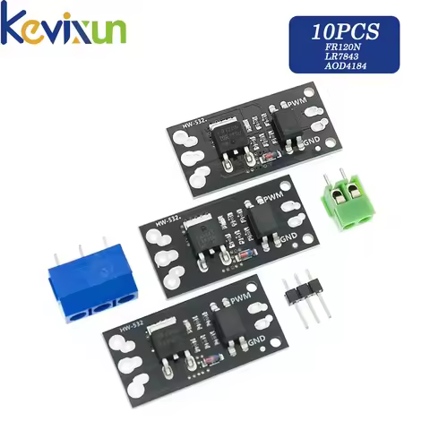 10PCS FR120N LR7843 AOD4184 D4184 Isolated MOSFET MOS Tube FET Module Replacement Relay 100V 9.4A 30