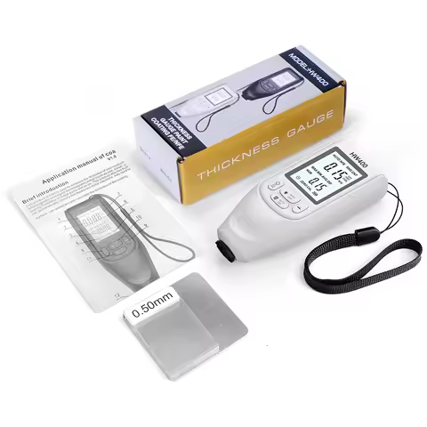 HW400 Car Paint Coating Thickness Gauge Car Paint Electroplate Metal Coating Thickness Tester Meter 
