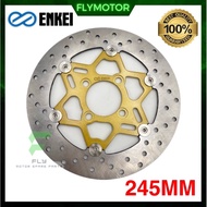 ENKEI Y15 Y15Z Y15ZR DISC PLATE BRAKE DISK 245MM DISK PLAT PIRING DISK DEPAN 4 LUBANG BRAKE DISC BRE