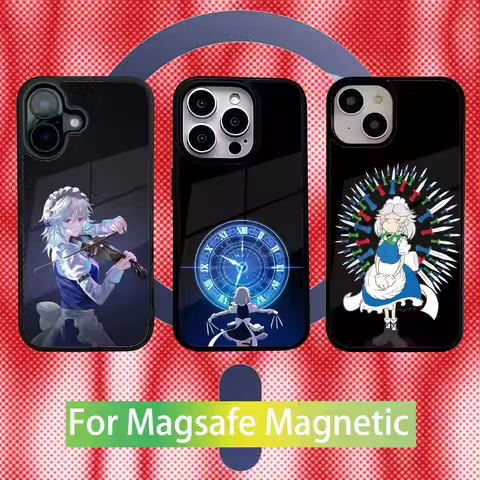 Sakuya Izayoi T-Touhou Phone Case For iPhone 16,15,14,13,12,11,Pro,Max,Plus,Mini New Magsafe Magneti