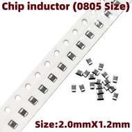 100PCS 0805 SMD Multilayer Chip Inductor RF High Frequency Inductor 2nH 15nH 22nH 68nH 82nH 100nH 1u