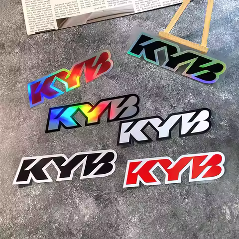 2PCS KYB Motorcycle Front Forks Stickers Waterproof Motocross Suspensions Vinyl Decals for KTM YAMAH