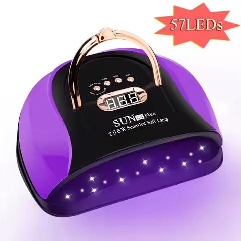 57LEDs UV LED Nail Dryer for Fast Curing Dry All Nail Gel Polish Nail Lamp Manicure Drying Timer Aut