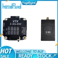3.3G 6W VTX+3.3G VRX Kit 6000mW 16CH FPV Video Transmitter Module Receiver for Long Range FPV Racing