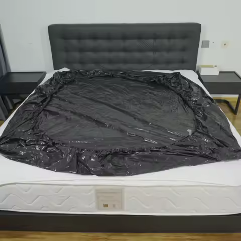 1pcs PVC waterproof mattress protection sheet, soft and skin-friendly, deep pockets adjustable, Suit