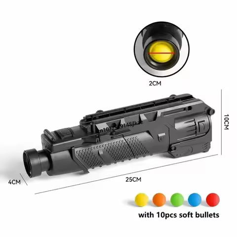 1/3/5pcs M203 Underbarrel Launcher Game Upgrade Part for Outdoor Gel Ball Foam Shell Shooter