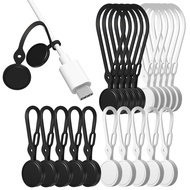 20Pcs Nearockle Reusable Magnetic Cable Ties, 2024 Upgraded 7.3"&3.3" N52 Strong Magnet Cable Clips 