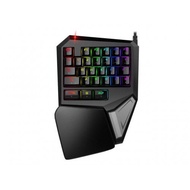 DeLUX T9PLus Single-hand Gaming Mechanical Keyboard Green Axis Tea Axis FPS