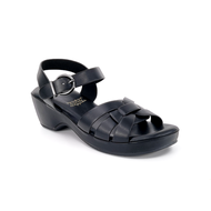 TREND รองเท้าหนัง PU/รองเท้าส้นสูง ส้น 5.6 CM. รุ่น ATHENS สี BLACK | รองเท้าส้นสูง ผู้หญิง