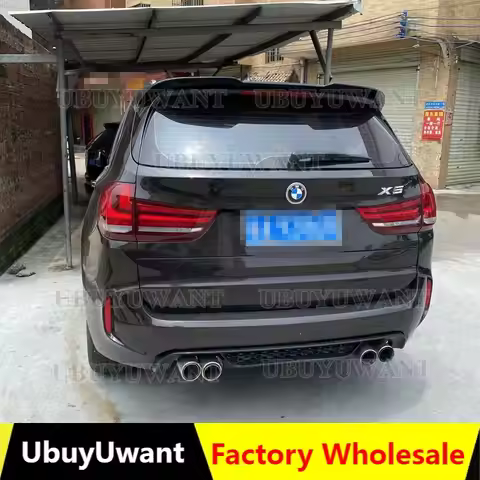 For BMW X5 F15 Spoiler 2014 2015-2018 BMW X5 F15 ABS Material Car Rear Wing Color Rear Spoiler For B